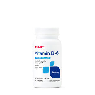GNC Vitamin B6 Supplement - 100 Vegetarian Tablets